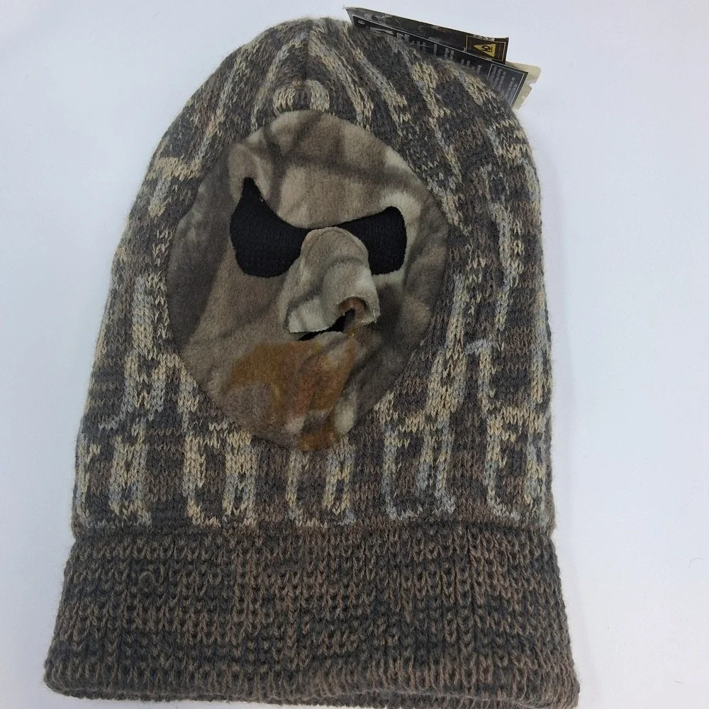 Realtree Hardwoods Youth Size Hunting Balaclava Mask Fleece Face Non Itch Knit